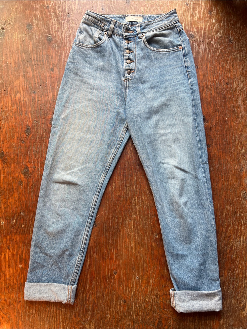 Decade Studio Bonnie Taper High-Rise Jeans